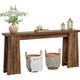 70.9-Inch Narrow Long Farmhouse Console Table, Rustic Brown
