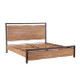 Aspen King Bed in Smoked Acacia
