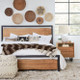 Aspen Queen Bed in Smoked Acacia