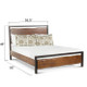 Aspen Queen Bed in Walnut