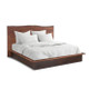 San Marino Queen Bed in Raw Walnut