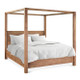 Sedona Canopy King Bed in Brushed Acacia