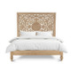 Taj Queen Bed in Hand Carved Whitewash