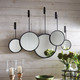 Maison Noir Pendulum Mirror, Set of 5