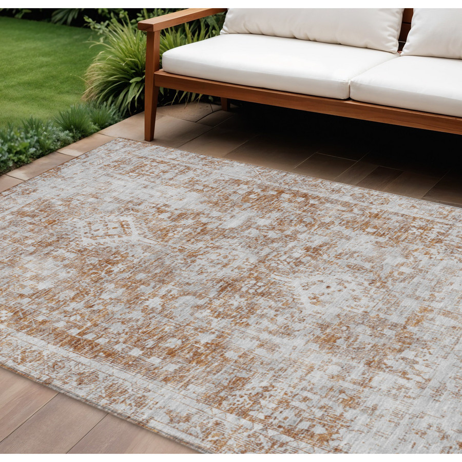 High Quality Artichoke Green Oriental Indoor Outdoor Area Rug 