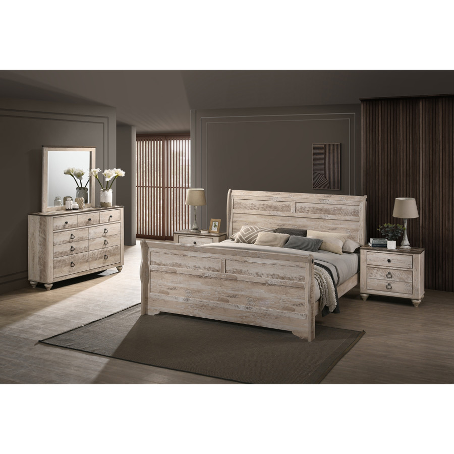 5 Pcs Modern King Size Bedroom Set