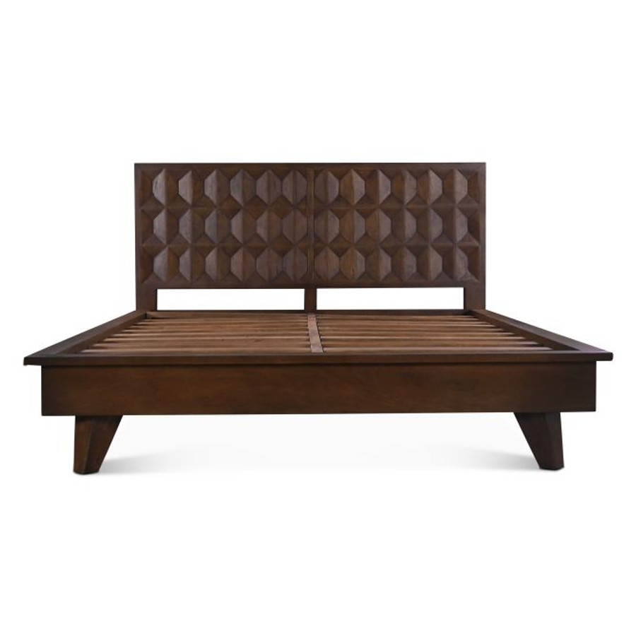 Palermo King Bed in Royal Brown