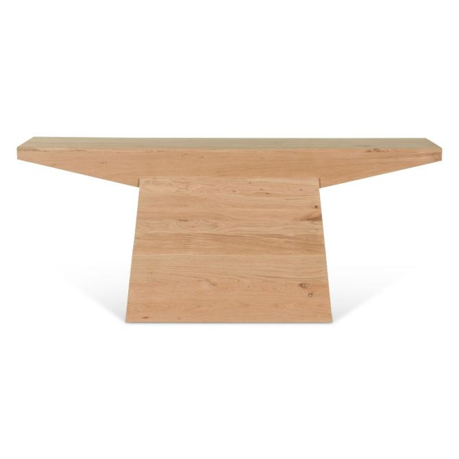 Anvil 68" Console Table in Natural Oak