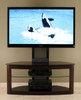 TV Stand with Mounting System for 35"-85" LED/LCD TV Espresso/Black