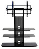 TV Stand with universal mount for 35"-65" TV 3 AV Shelves