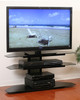 Corner TV stand with 2 AV shelves for 32"-55" Plasma, LCD TV