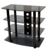 High Boy TV stand with caster for up to 35" LED/LCD TV 4 AV Shelves