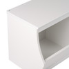 Monterey Stackable 3-Bin Storage Cubbie, White