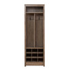 Space-Saving Entryway Organizer with Shoe Storage, Drifted Gray