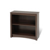 2-shelf Bookcase, Espresso