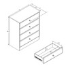 Astrid 4-Drawer Dresser, Espresso                       