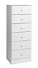 Astrid 6-Drawer Tall Chest, White                               Astrid 6-Drawer Tall Chest, White