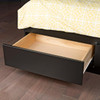 Twin XL Mate's Platform Storage Bed with 3 Drawers, Black