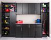 Elite 32" Stackable Wall Cabinet, Black