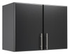 Elite 32" Stackable Wall Cabinet, Black