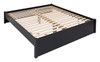 King Select 4-Post Platform Bed, Black