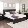 King Select 4-Post Platform Bed, Black