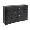 Sonoma 8 Drawer Dresser - Black