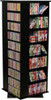 Huge CD/DVD Spinner Storage Rack, Black