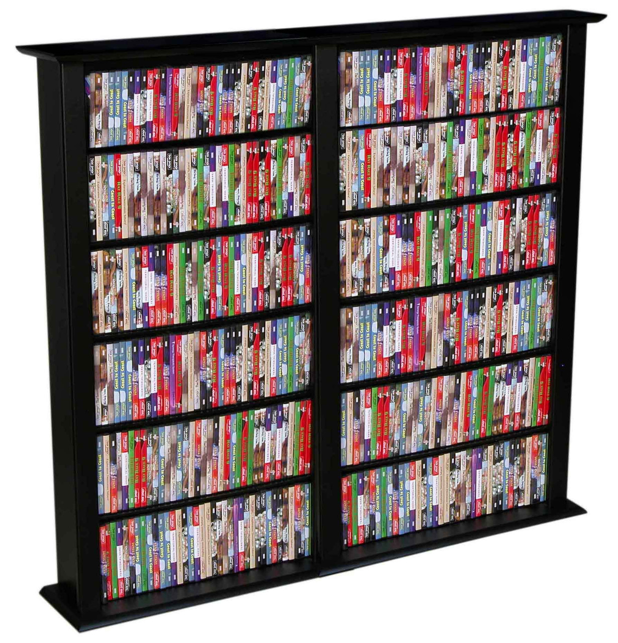 Way Basics DVD Rack, Black