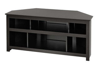 Vasari Corner Flat Panel Plasma / LCD TV Console, Black