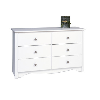 Monterey Children's 6-Drawer Dresser, White