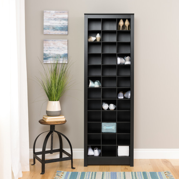 36 pair Shoe Storage Rack, Black