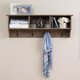 48" Wide Hanging Entryway Shelf, Drifted Gray