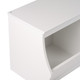 Monterey Stackable 3-Bin Storage Cubbie, White