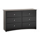 Sonoma Children's 6-Drawer Dresser, Black