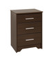 Coal Harbor 3-Drawer Tall Nightstand, Espresso