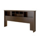 King Bookcase Headboard, Espresso