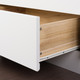 Twin Mate's Platform Storage Bed with 3 Drawers, White