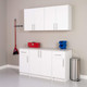 Elite 32" Tall Wall Cabinet, White