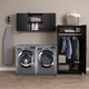 Elite 54" Wall Cabinet, Black