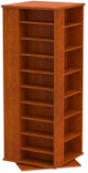 Huge CD/DVD Spinner Storage Rack, Cherry