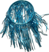 Decorative Dance Hoop Turquoise 13 inch Diameter, 13 Inch streamers