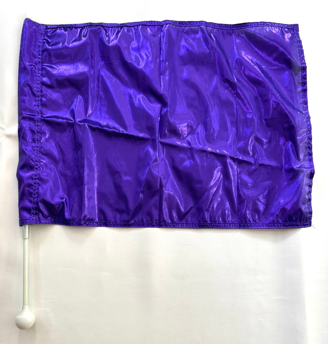 Flag Shaft Light Weight White Ball Metallic Purple Flag