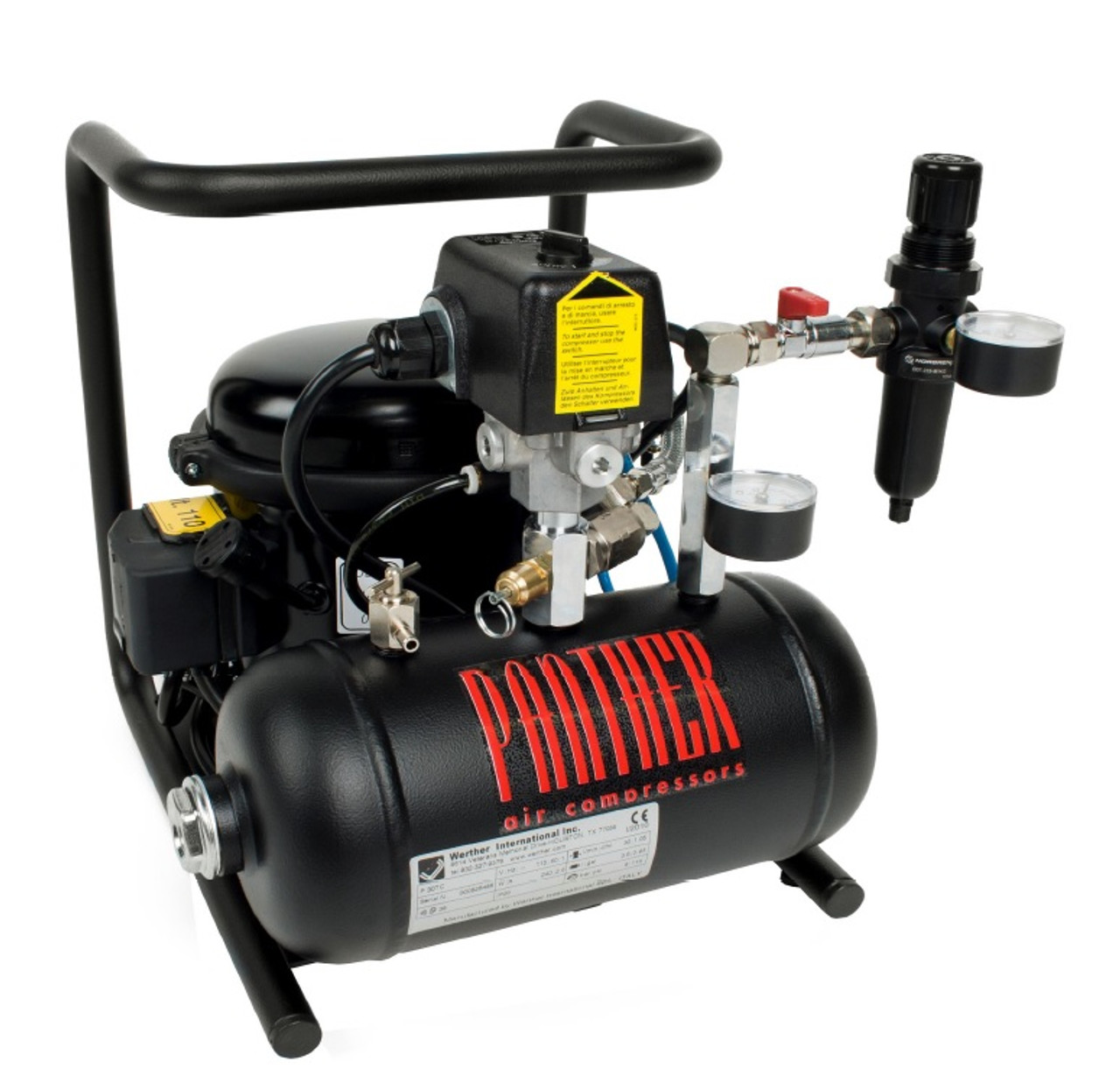 Perkin Elmer US LLC AA Ultra Quiet Oil-Less Air Compressor, 220V/50-60Hz