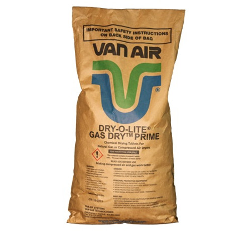 Buy from an experienced seller (AVP - Air Vacuum Process) in Houston, Texas. VAN AIR DRY-O-LITE DESICCANT, 33-0311, 50LB BAG, Sodium Chloride Desiccant, Compressed Air Desiccant, Natural Gas Desiccant (33-0311) 