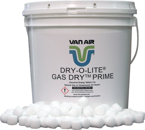 VAN AIR DRY-O-LITE DESICCANT 18LB PAIL, 33-0403, Sodium Chloride Desiccant, Compressed Air Desiccant, Natural Gas Desiccant sold by AVP. 