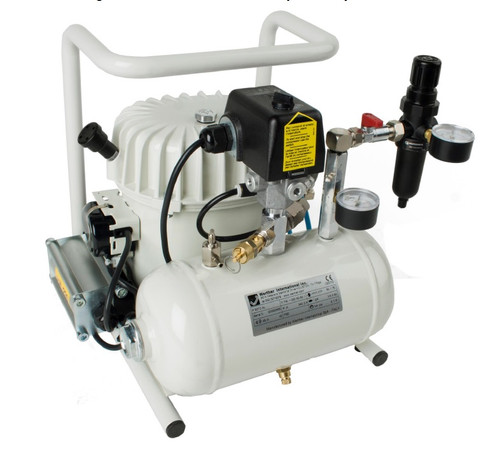 P200/50AL, Panther Silent Mini Air Compressor, 13 Gallon Tank - AVP