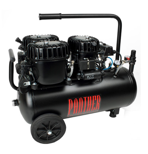 P200/50AL, Panther Silent Mini Air Compressor, 13 Gallon Tank - AVP