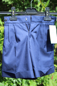 Shorts Navy Cotton