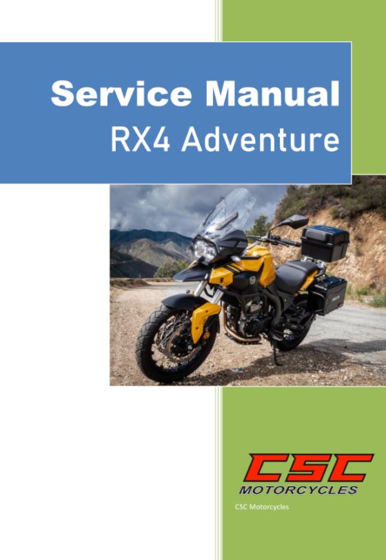 RX4 Adventure Service Manual Cover